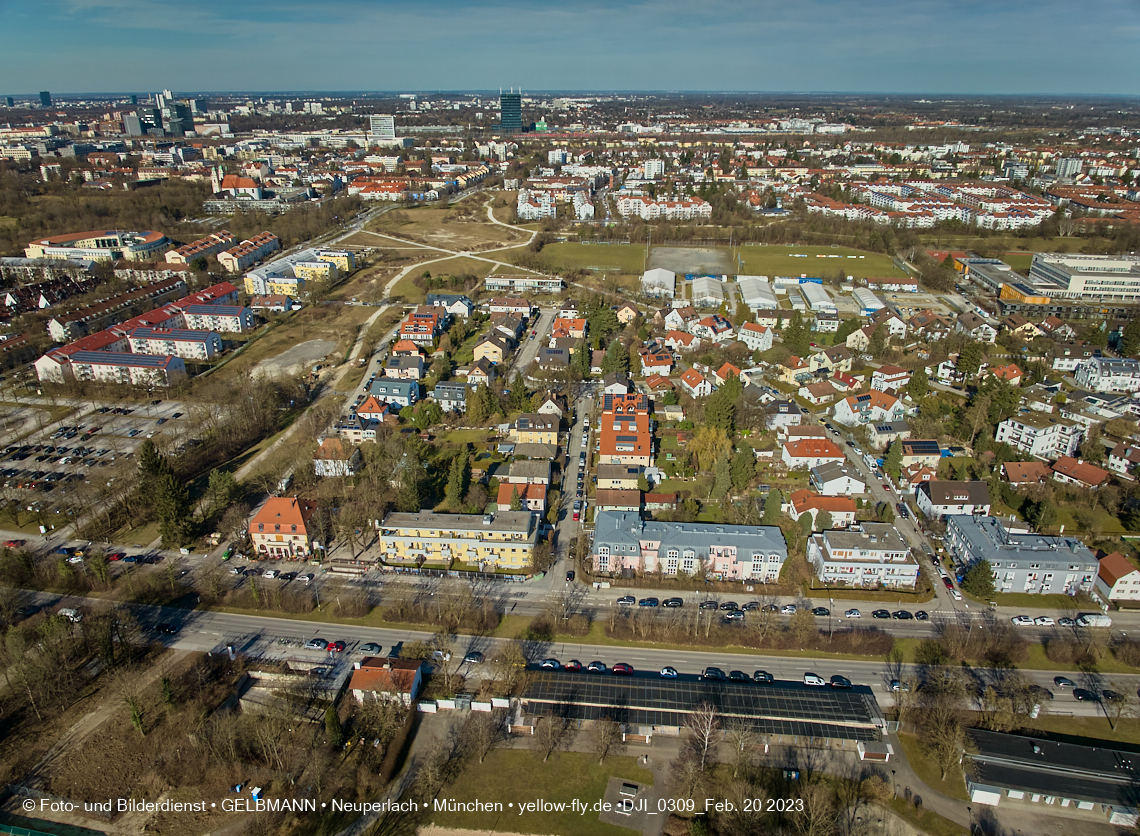 20.02.2023 -  der verschwundene Hachinger Bach in Neuperlach und Berg am Laim